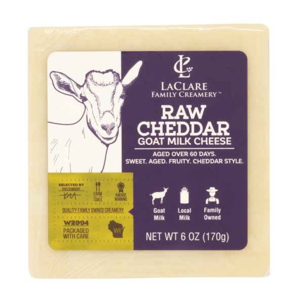 Peacock Cheese - La Clare Raw Goat Milk Cheddar